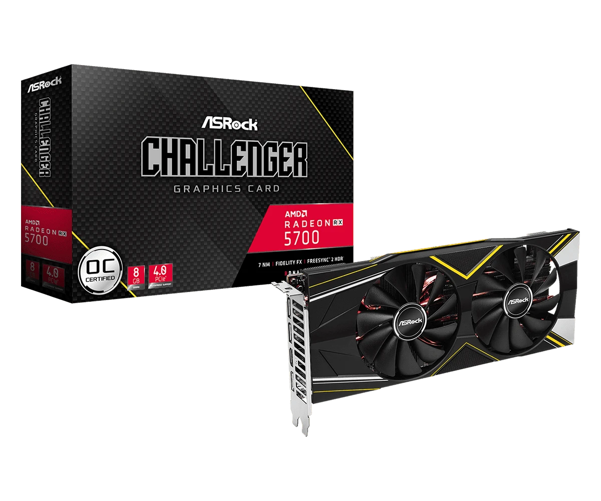 ASRock AMD Radeon RX 5700 Challenger D 8G OC